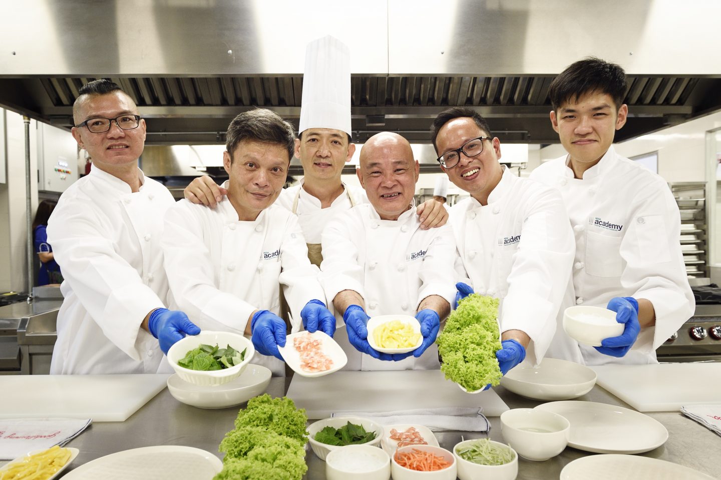 HCSA Academy Trainees with Head Trainer Chef Boon