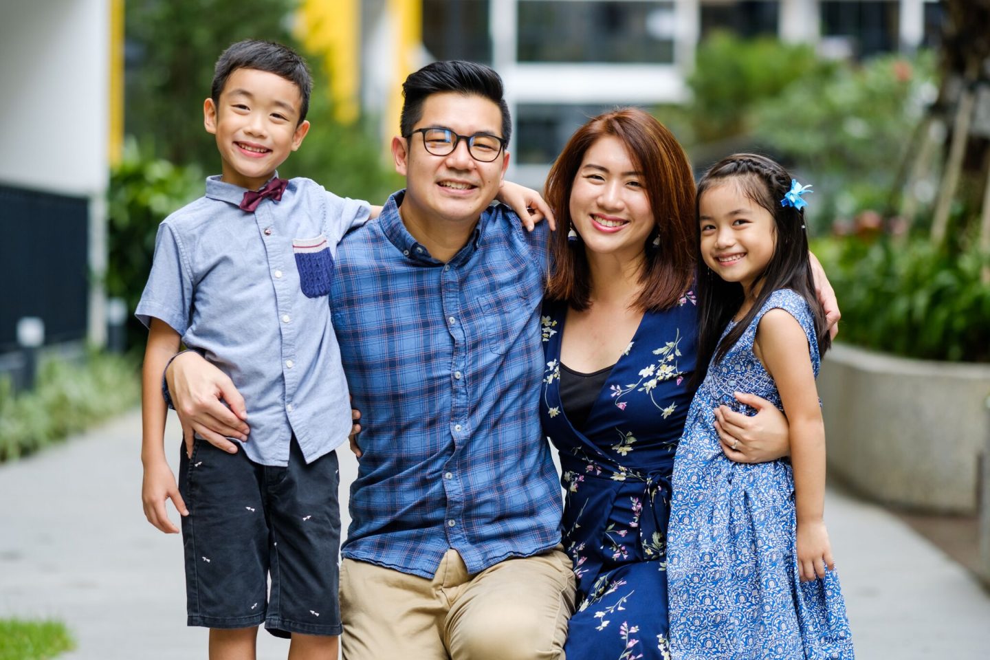 Elvin snf Esther Foong, with their son Nathan and daughter Phoebe. Their family started 2021 with a plan to be more intentional in their lives and their faith. Photo courtesy of the Foongs. 