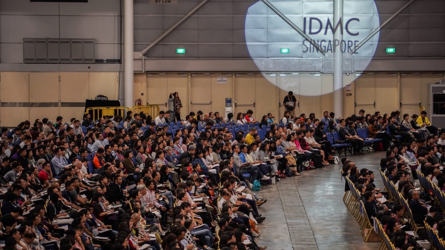 The IDMC Conference, organised by Covenant EFC was first hosted on the church's premises in Bukit Panjang before attendance grew drastically and the decision was made to hold the event at the Singapore Expo. Photo courtesy of Covenant Evangelical Free Church