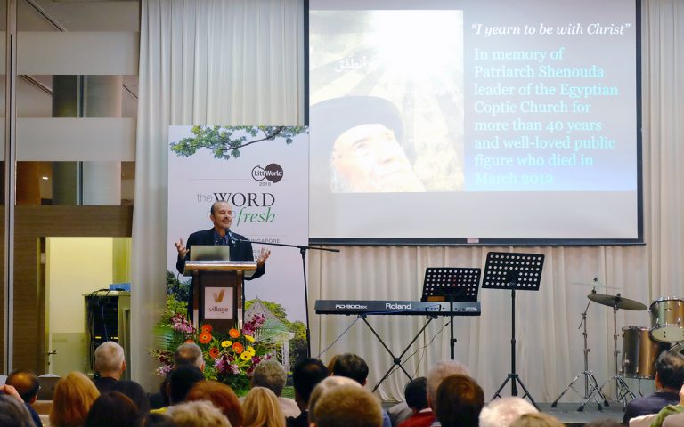Keynote speaker at LittWorld 2018, Ramez Atallah has been the General Director of the Bible Society of Egypt for the past 28 years. (Photo courtesy of Annette Chen)