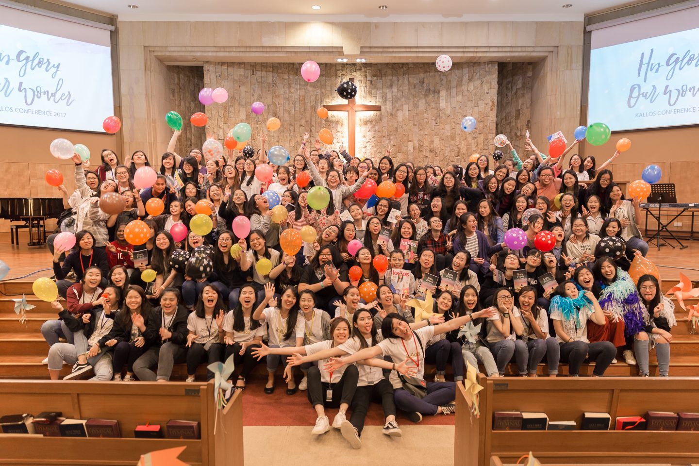 The second Kallos Conference which took place in 2017, saw teenage girls from different churches coming together to seek God.