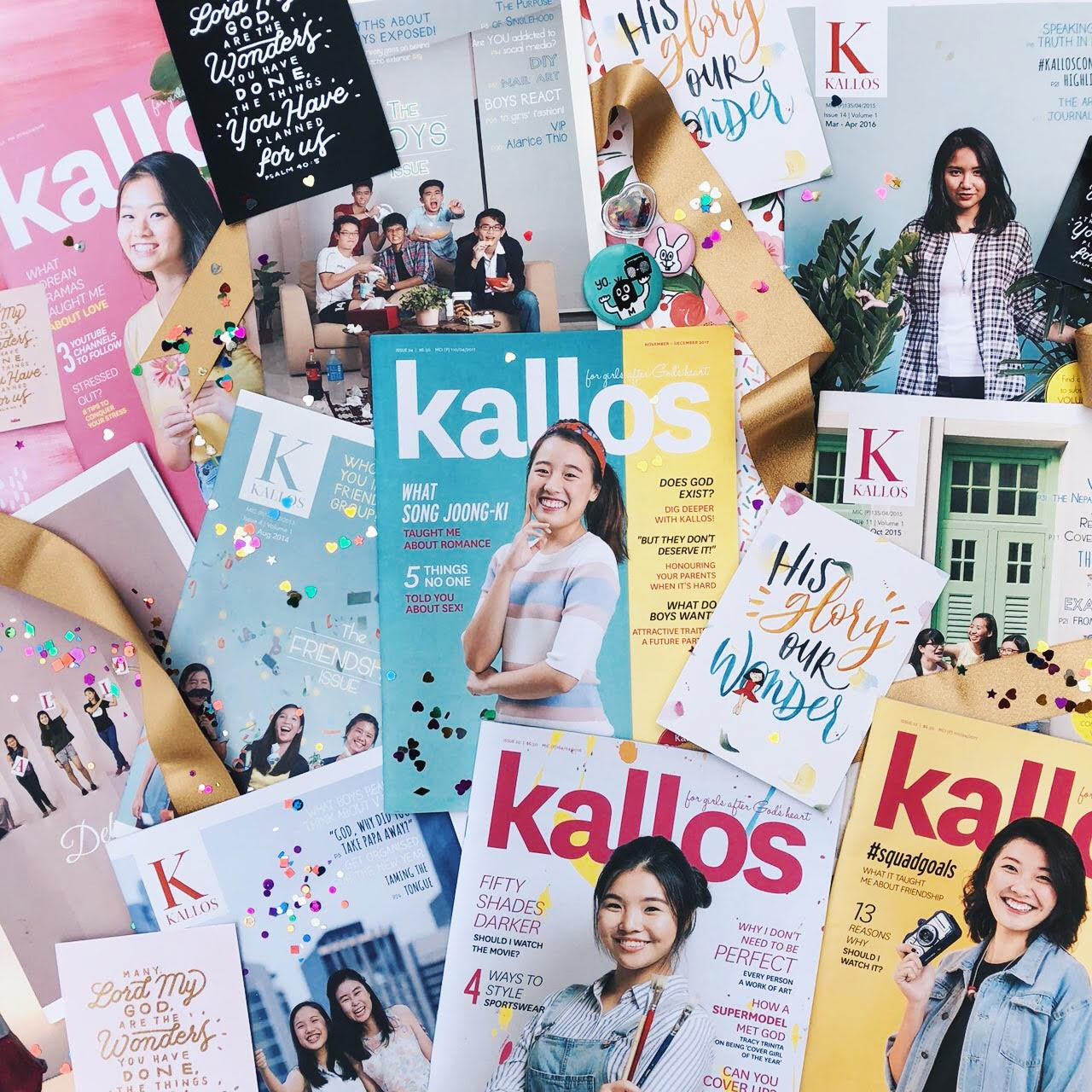 Kallos magazine covers