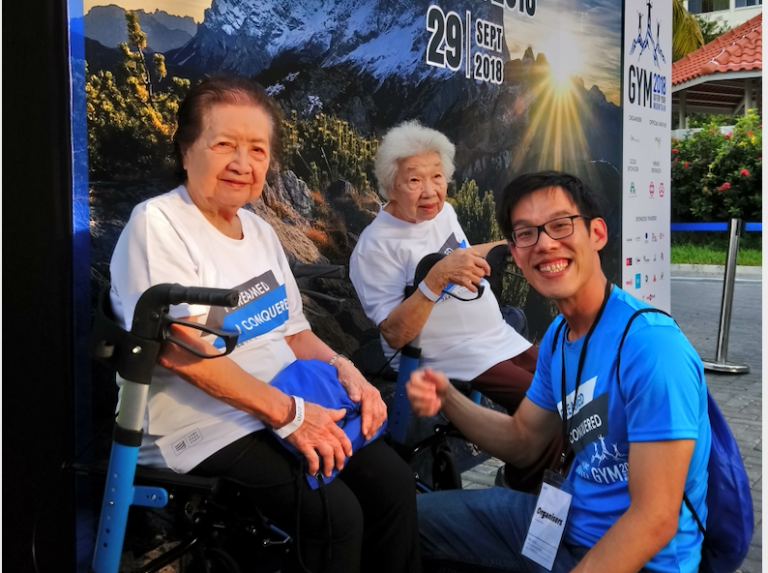 Isaiah Chng has worked with hundreds of elderly, helping them age actively and believes that God has great plans for each older person to be used by Him. Photo by Emilyn Tan