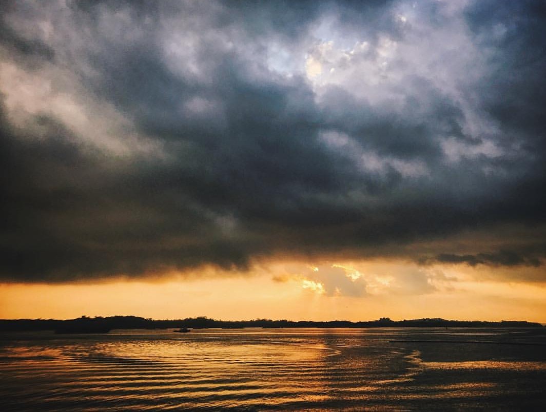 This photo of the seaside at Punggol was taken on the day of the event in 2017. Deon says that the picture serves as a lasting reminder of God's faithfulness in holding back the storm.