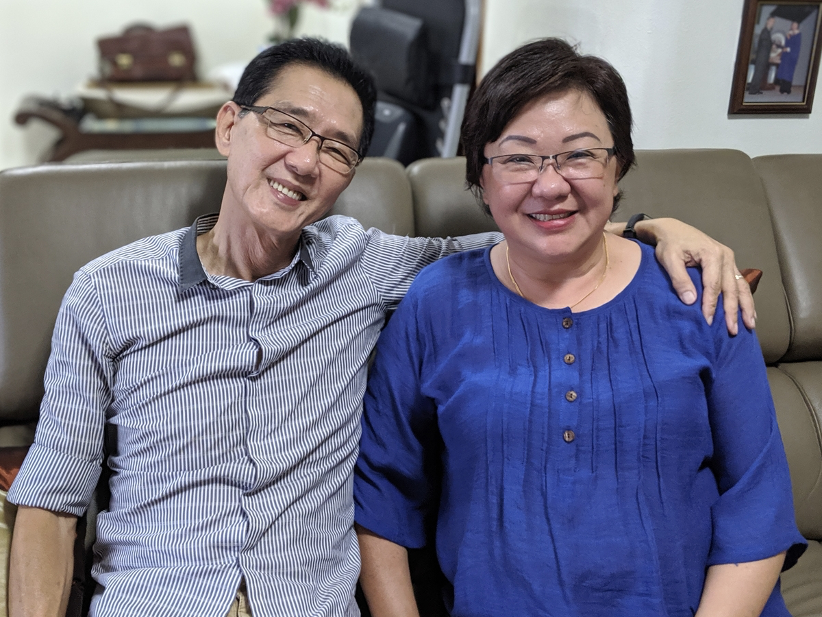 Jack Koh with wife