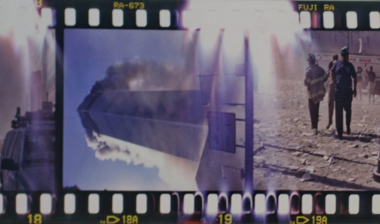 911 attacks September 11 2001Film strip of the last photos taken by photojournalist Bill Biggart on September 11, 2001. His body was later found with three cameras and six rolls of film. Photo by Cliff Nostri Imago on Flickr.