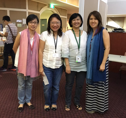 The Generations of Virtue team with Dr Foo Fung Fung (second from left) at the inaugural D6 Family Conference in 2016. She brought the D6 movement into Singapore and continues to lead the D6 Family Conference 2019. Photo courtesy of Carol Loi.