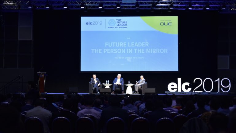 The leaders of today, and the future, need to be authentic, agile and accountable, say Professor Neo Boon Siong and Peter Chao at a plenary dialogue at the Eagles Leadership Conference. All photos courtesy of Eagles Communications.