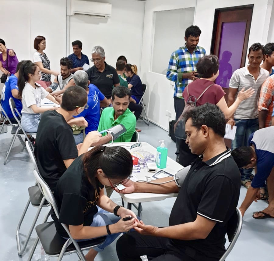 Diabetes and high blood pressure are common chronic diseases afflicting migrant workers. Besides conducting free health checks, SG Care Welcome Centre plans to conduct health talks so that migrant workers can be equipped to make better food and lifestyle choices.