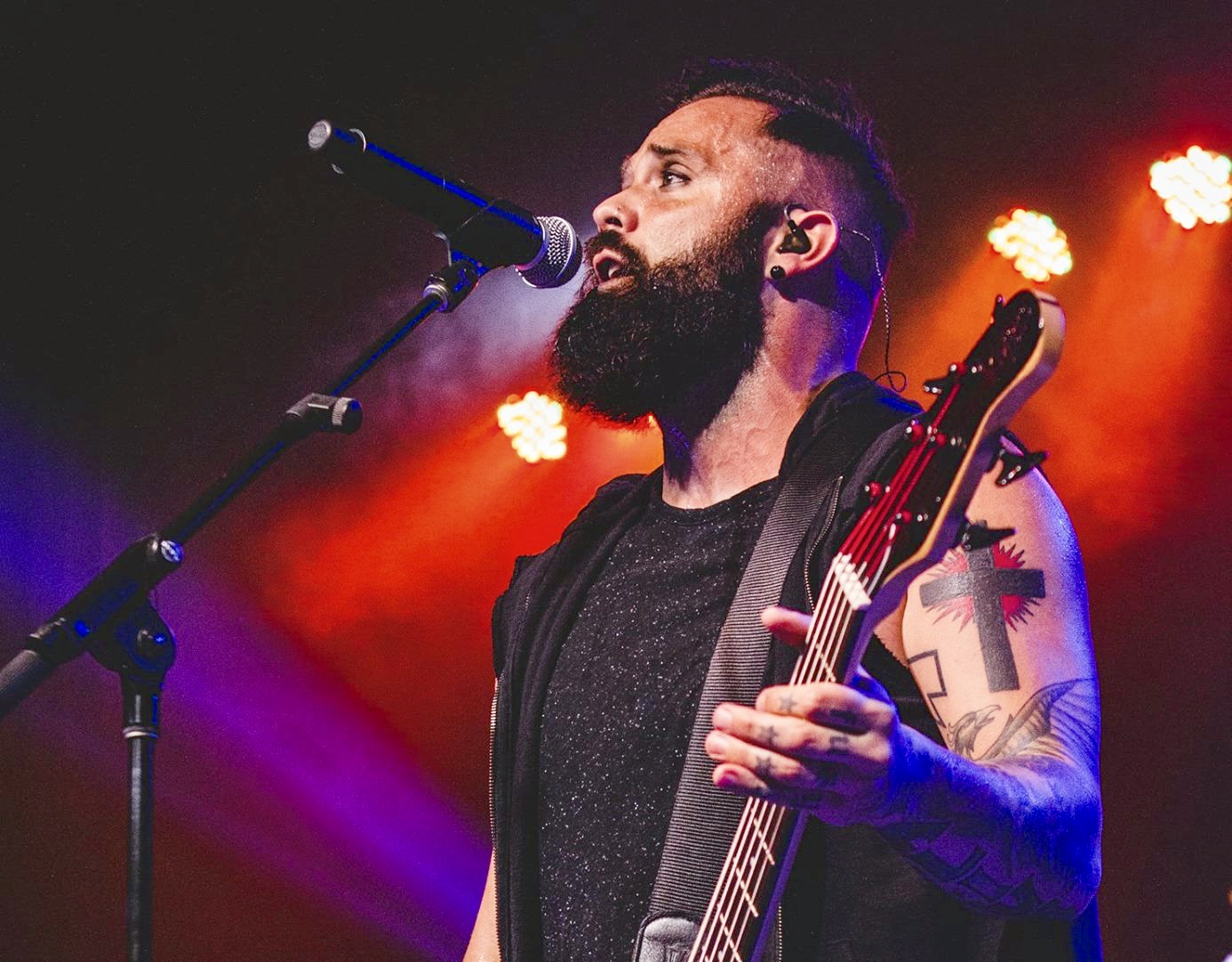 "We need to value truth over feeling. Truth over emotion," urges Skillet's lead singer, John Cooper. Photo by Joelle Kool, taken from Skillet Music's Facebook page.