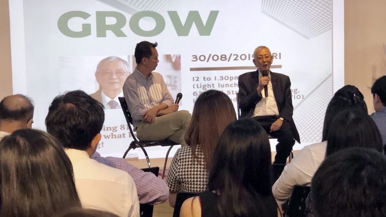 “As I go about God's kingdom work, I can see God's hand in every bit of my career. He helps me with my career and He gives me a hope for the future,” says Mr Thio Gim Hock, CEO of OUE. Photo by Geraldine Tan.