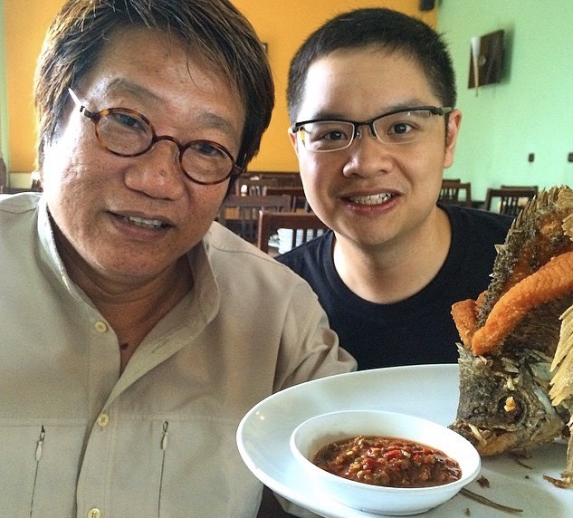 A trip to Jakarta in June 2015 to explore Indonesian cuisine with KF Seetoh (left), the author behind local food guide Makansutra, opened Malcolm's tastebuds to what is on offer in the region. This is one of the many interactions he had that gave him the confidence to start a tasting menu at Candlenut.