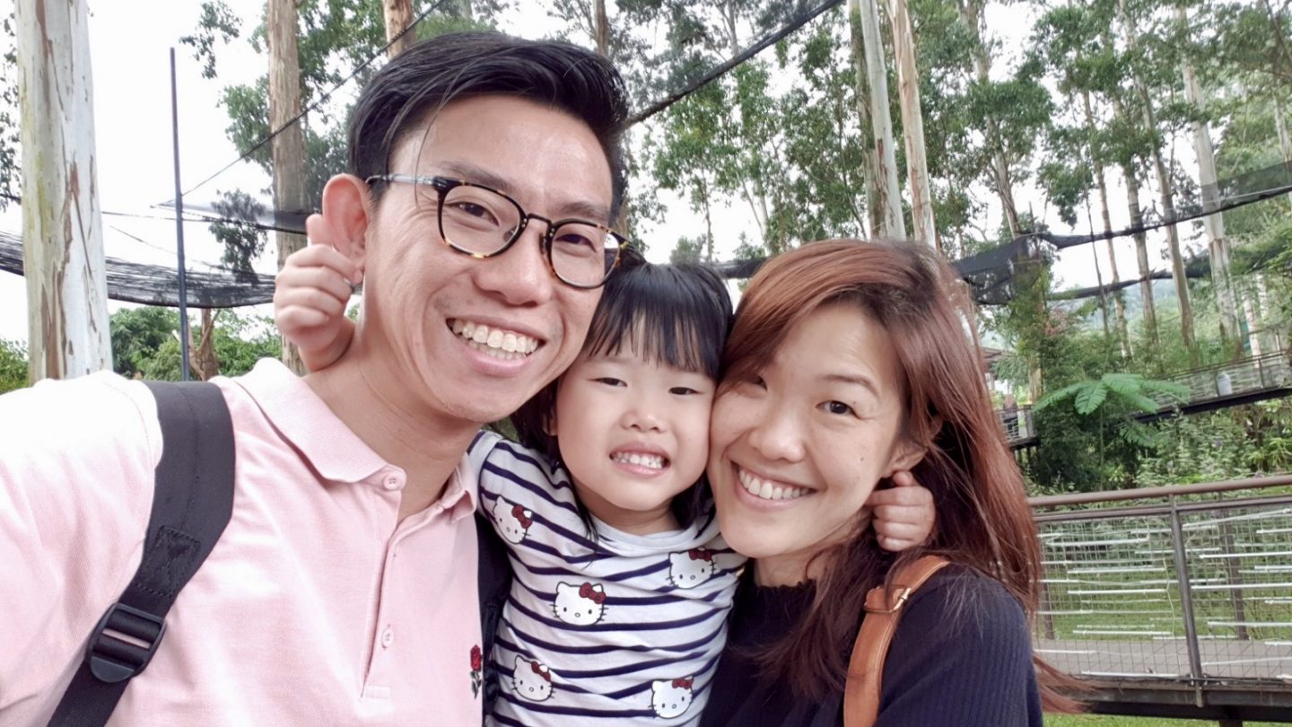 Clarence Foo and family