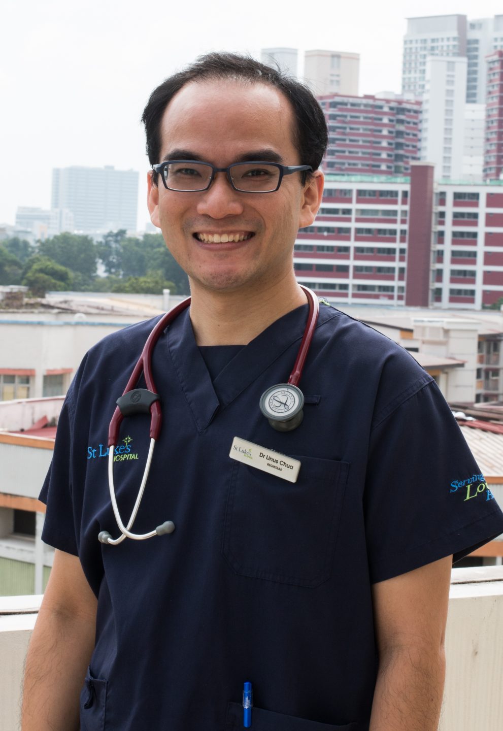 St Luke's Dr Linus Chua_stethoscope Coronavirus