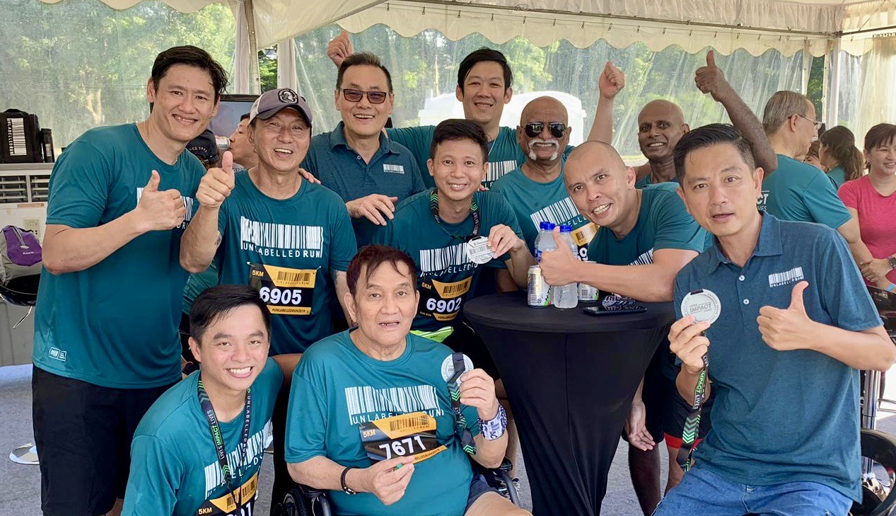 Ps Philip, together with THP residents, staff and friends, participated at last year's Unlabelled Run.