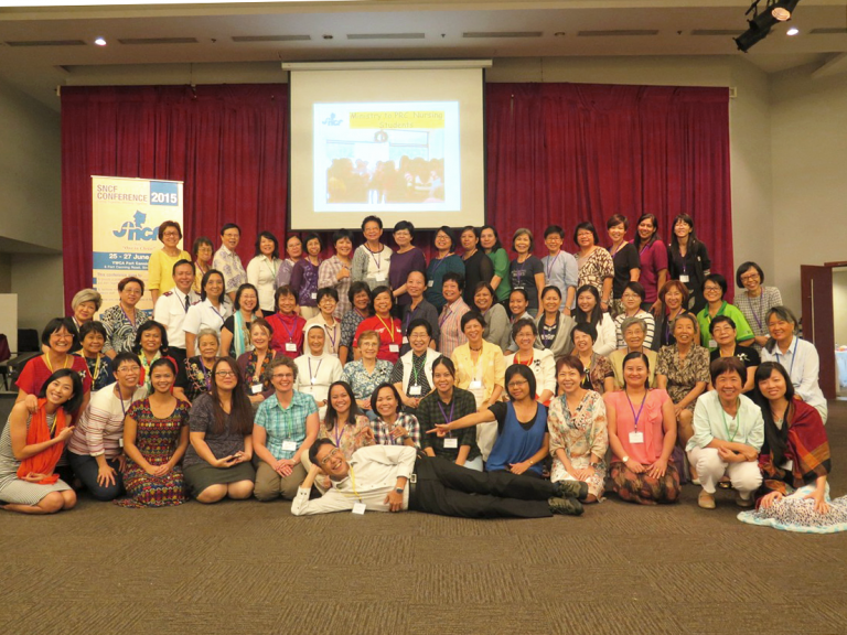 Members of Singapore Christian Nurses Fellowship (SCNF) at a conference in 2015. Photo courtesy of SNCF.
