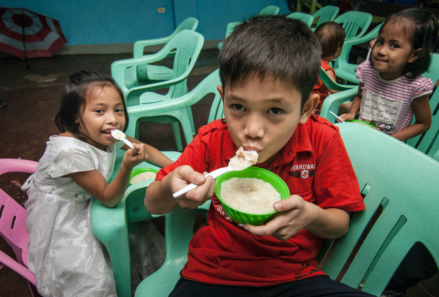 CCI's feeding programmes aim to help children from impoverished families get the proper nutrition they need so that they can learn better in school.