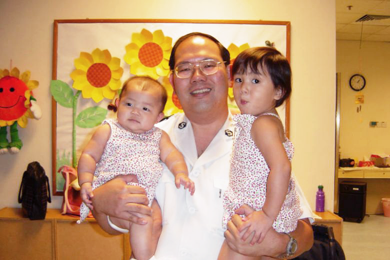 Beatrice (right) was only three when her father, Dr Alexandre Chao, died from SARS while fighting it on the frontlines. He was 37. All photos courtesy of Beatrice Chao.