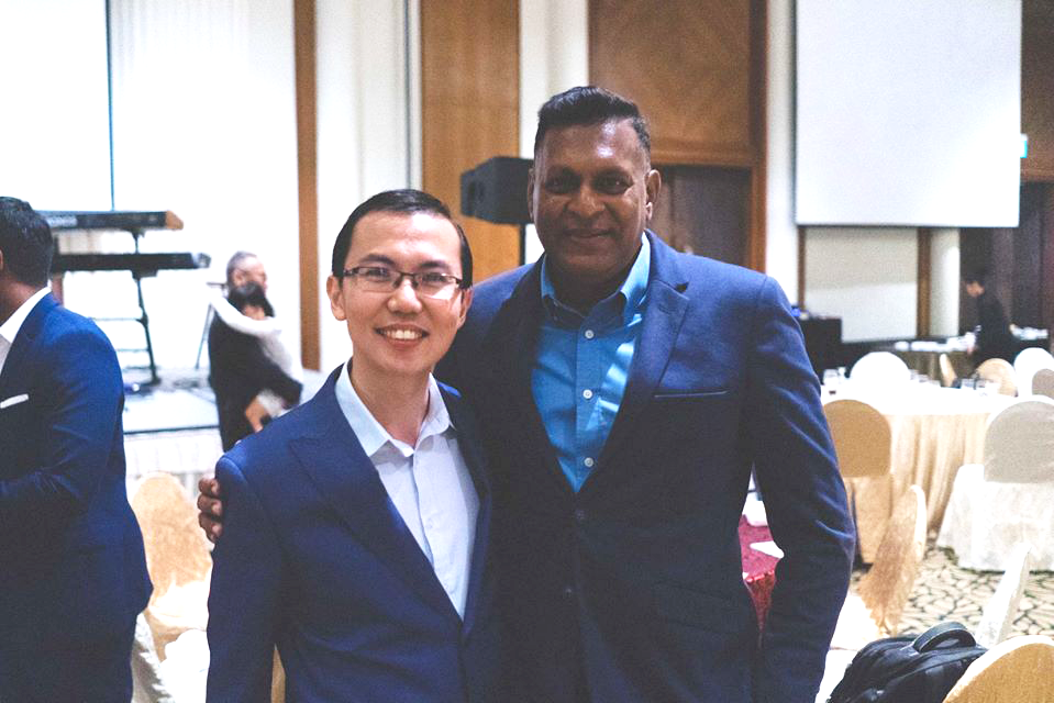 Last November, Ps Guna Raman (right) handed over the reins as senior pastor of Agape Baptist Church to Ps Wong Guoliang (left), a resident of the Pek Kio community, which Agape has been serving for the past two decades. All photos taken from Agape Baptist Church's Facebook page.