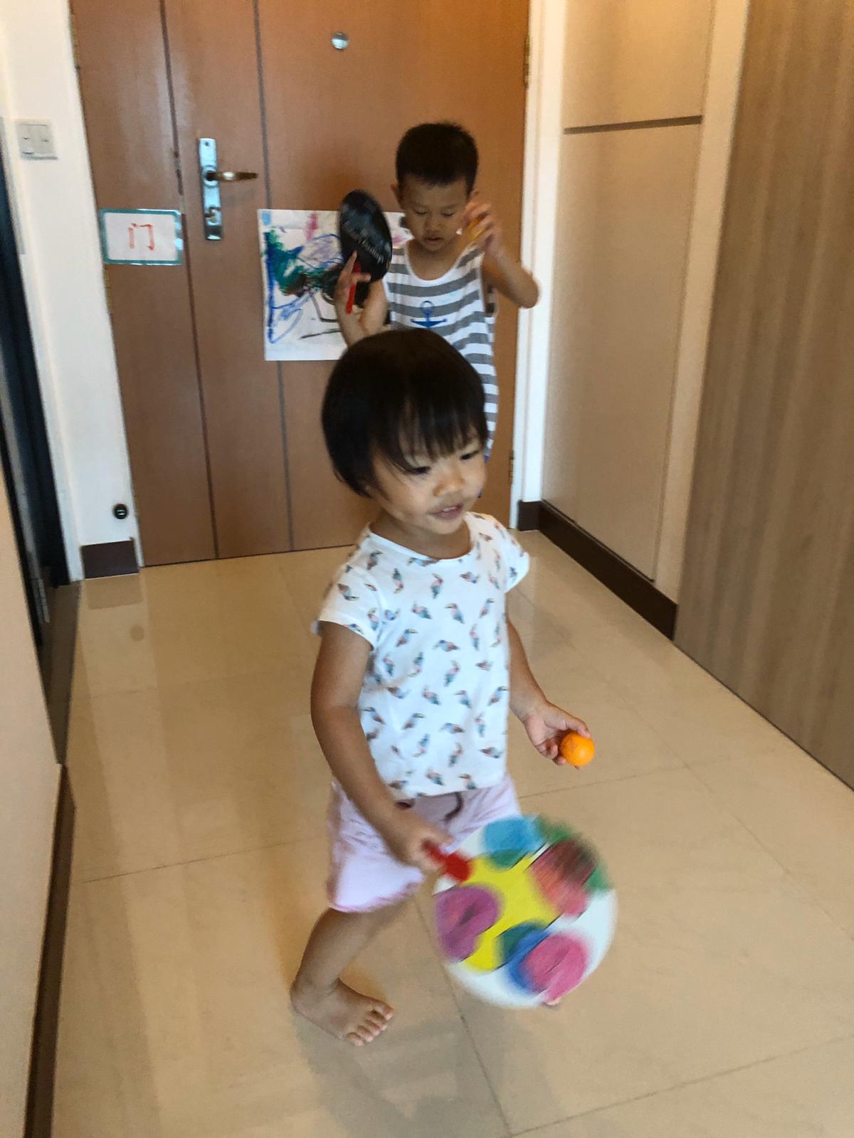Play need not be outdoor to be fun for Ong siblings Nathanael and Alethea