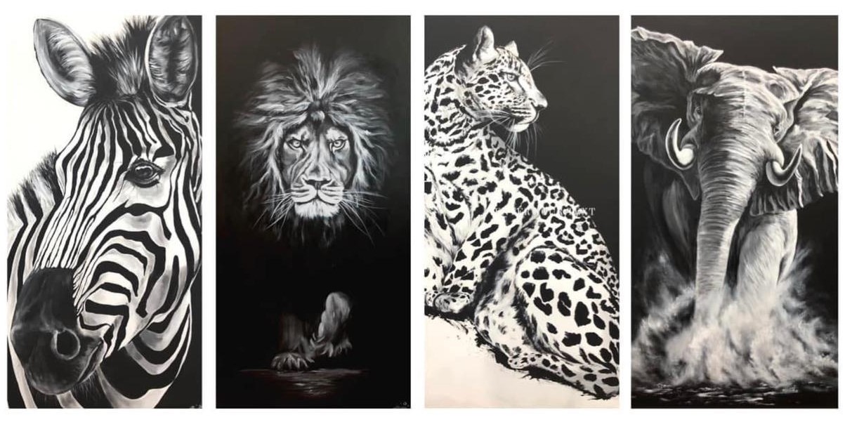The zebra depicts the servant's heart of humility, the lion is a reminder that believers are a chosen people, the leopard represents the need to set our minds on the hope above, and the elephant symbolises the ferociousness and gentleness of the Divine. Photo courtesy of Sound of Art.