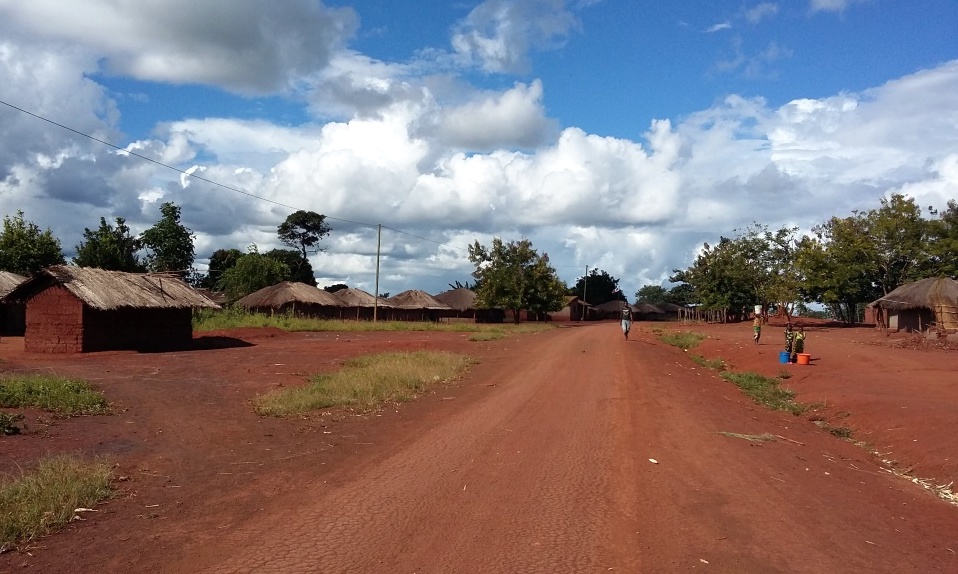 A photo of the village in northern Mozambique where Anthony and Jennie Chee have lived for the past 18 years.