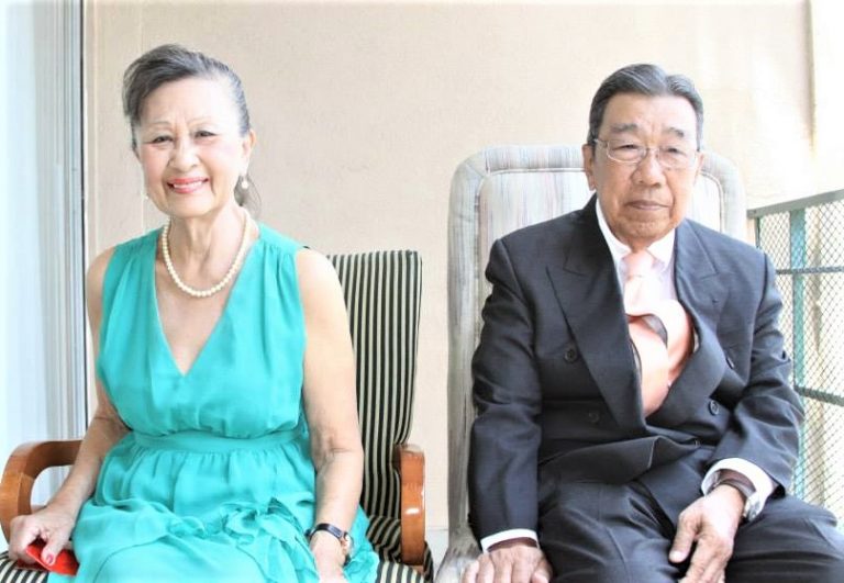 2013 Los Angeles, my parents waiting for the tea ceremony at my younger sister's wedding. All photos courtesy of the Chung family.