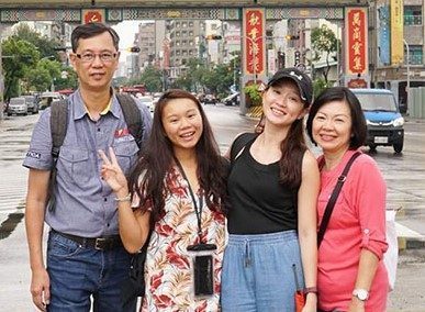 The Thams on their last family trip together to Taiwan in 2019 before their younger daughter started working. Photo courtesy of Tham family.