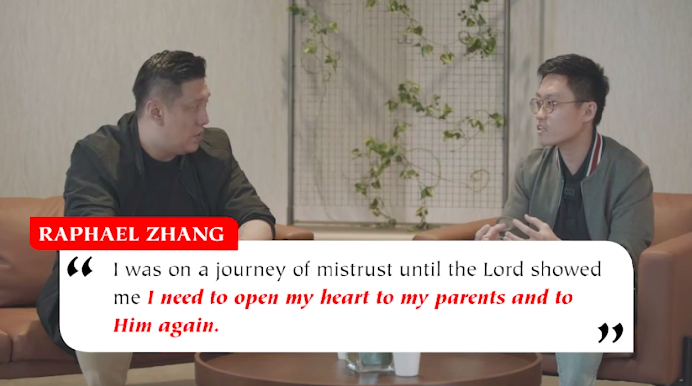 Zhang shared his personal experience grappling with an orphan spirit and how God brought him back to His Father.