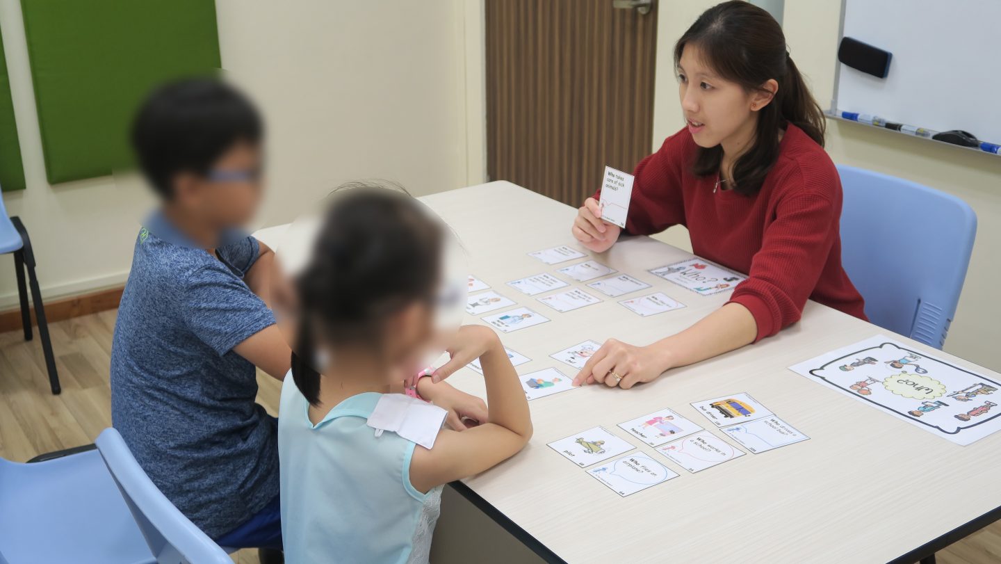 The Specialist Tuition programme involves breaking down abstract Math concepts into relatalbe concrete items that can be easily understoond. Photo courtesy of The Straits Times. 