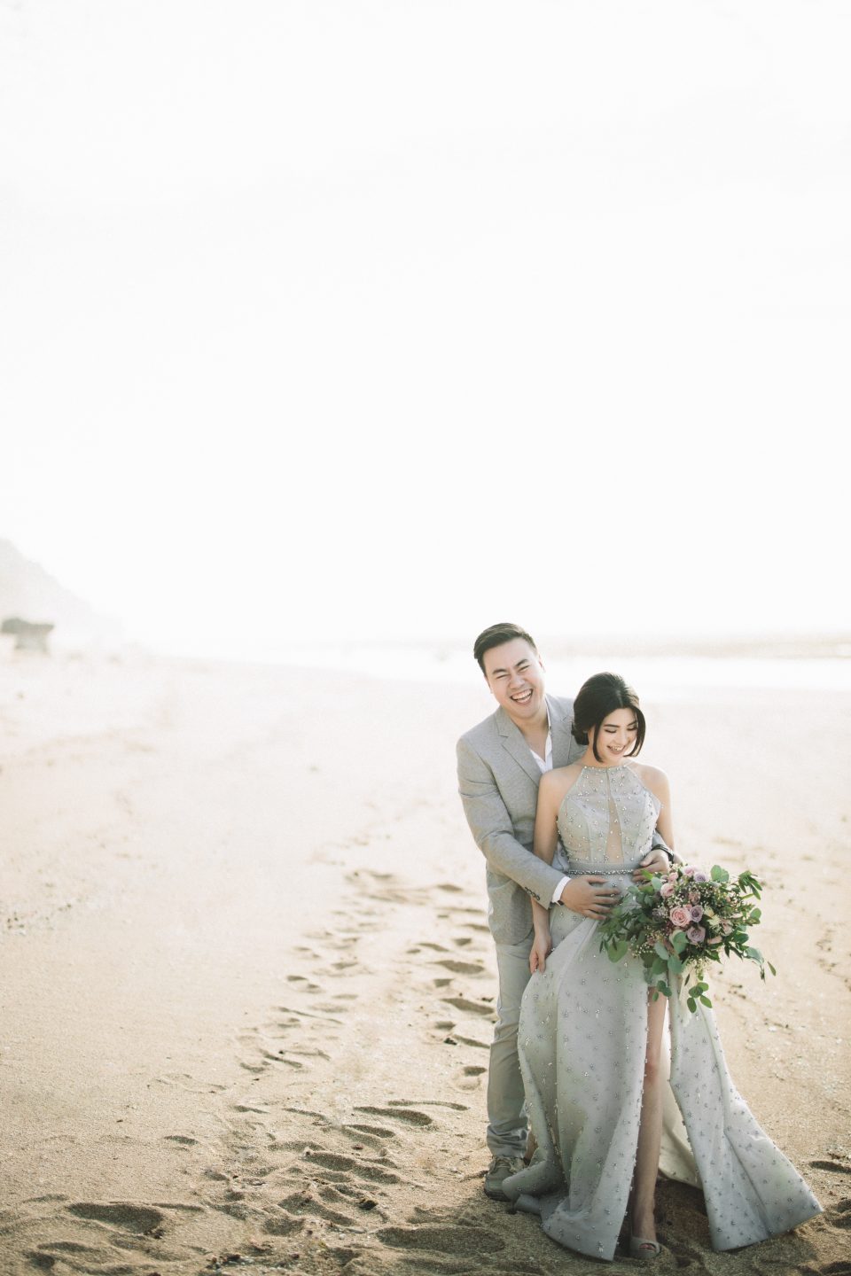 Michelle and her fiance Aloysius took their wedding photos in Bali