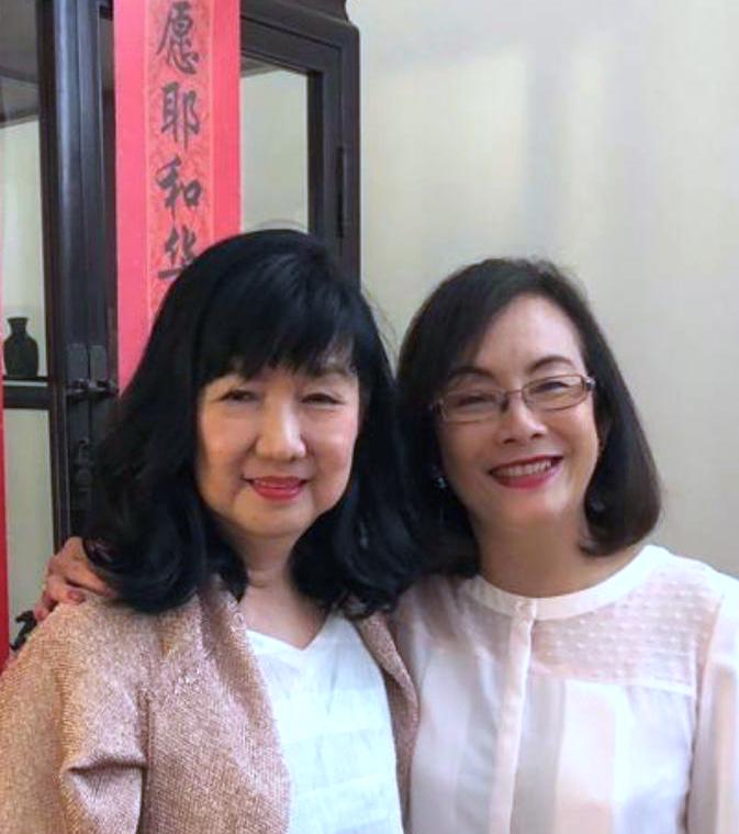 Lim Poh Hong (right) with Joyce Lye (left) have been prayer partners since 2005 when Poh Hong returned from Australia. They led Wicare as Chair and Vice-Chair for several years until Joyce stepped down in 2017. Poh Hong has taken over and is now the Chairperson of Wicare Support Group. Joyce remains active in the charity. Photo by Lim Poh Hong.