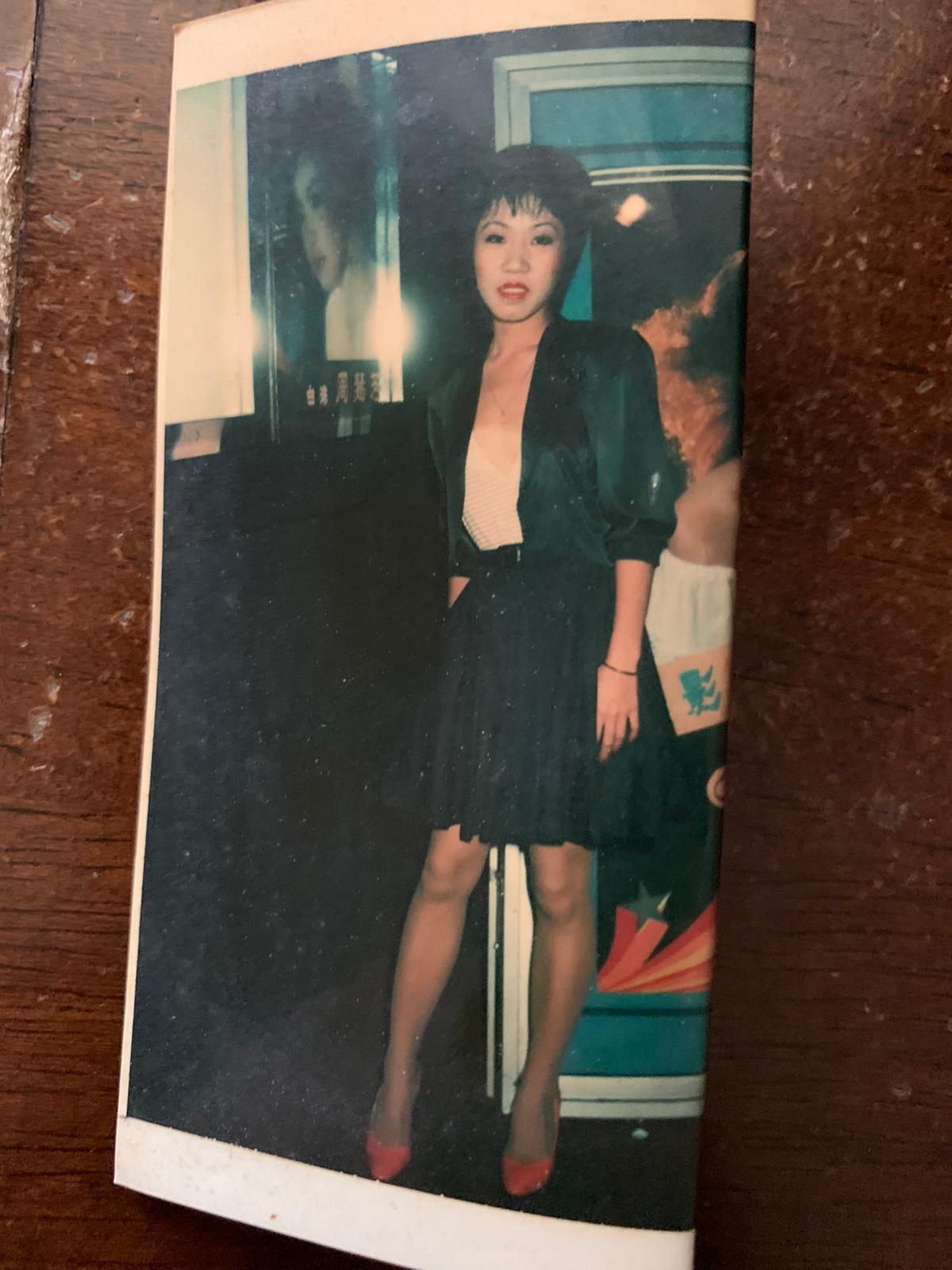 Lim during her days working at the discotheque, where she spent her nights abusing drugs in toilet cubicles. Photo courtesy of Violet Lim.