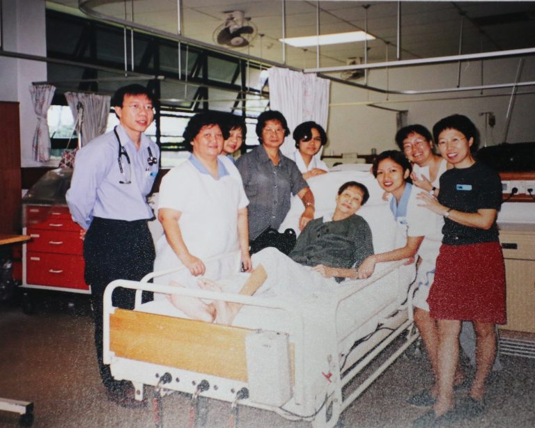 “At the personal level, every version upgrade of myself was usually through a trial or challenge," writes the author (first from left, during the early days of St Luke's Hospital), who also shares about the transformation of his family and the organisation he heads. All photos courtesy of Tan Boon Yeow and St Luke's Hospital.