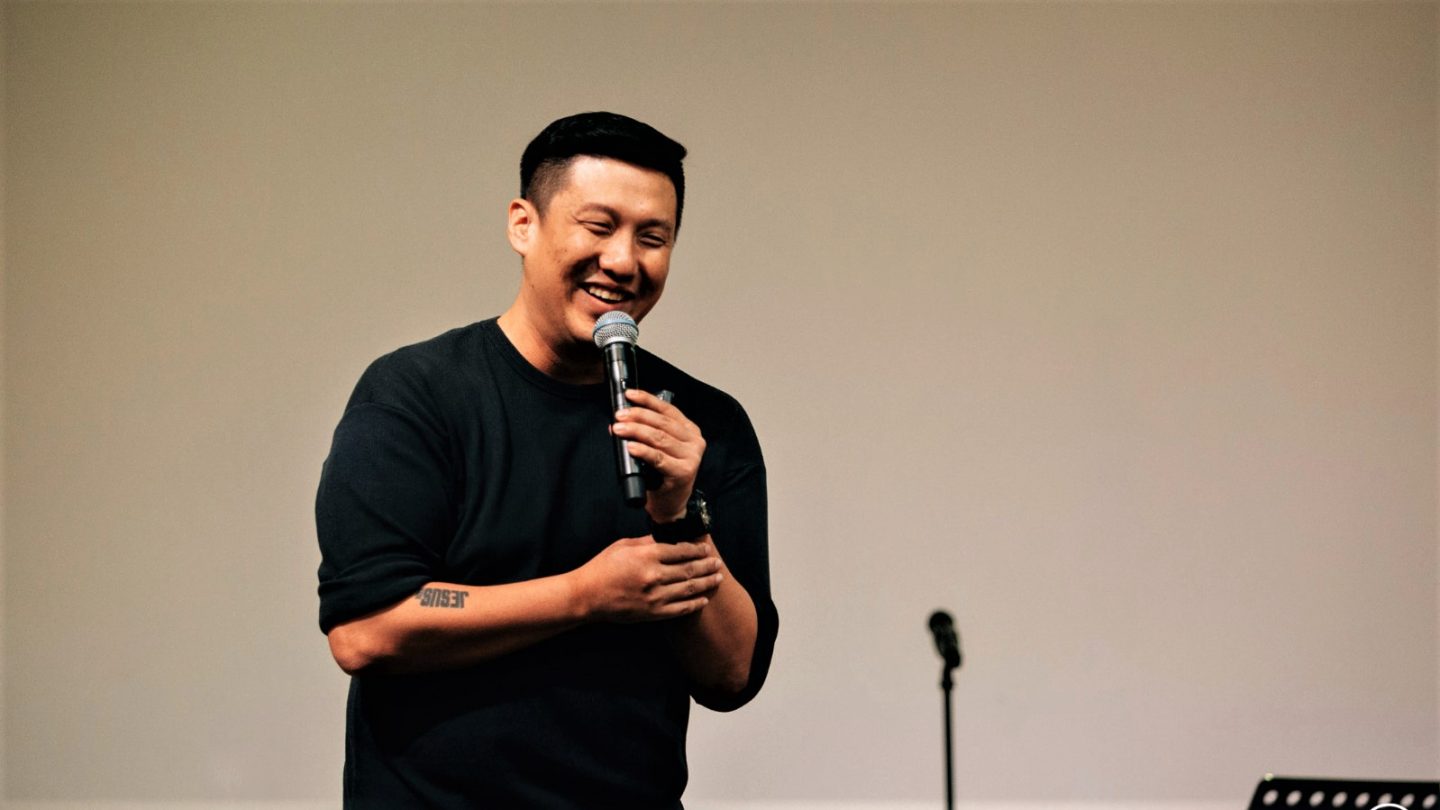 Pastor Ian Toh was one of four panelists who shared with 320 participants on how to strengthen the family. Photo courtesy of Pastor Ian Toh.