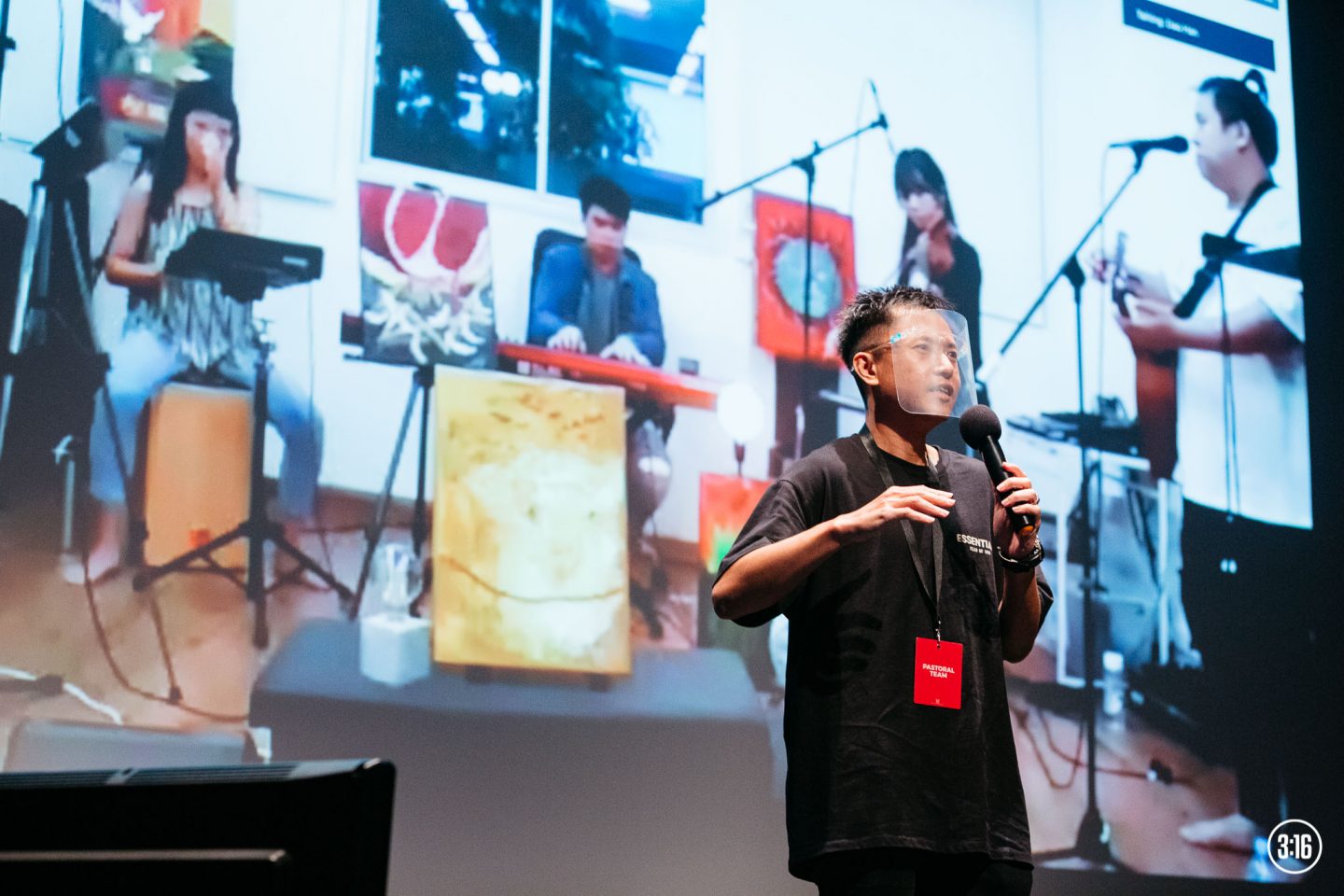 At 3:16 Church, a live band is streamed online to the physical service during worship, said Deputy Senior Pastor Norman Ng. Photo courtesy of 3:16 Church.