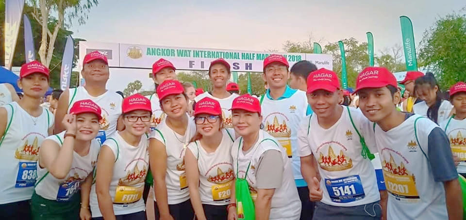 This year's 40.3 for Freedom run replaces Hagar's yearly Angkor Wat Run in Cambodia, which it was not able to hold this year due to the pandemic. Photo from Hagar Singapore's Facebook page.