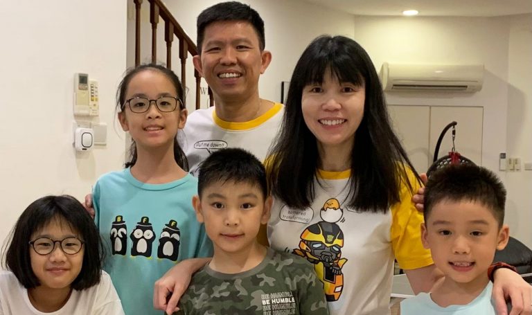 They call themselves the DnA family because their names all begin with the letters D or A. (Left to right) Amanda, Dawn, Dickson, Daryl and Alan Lim may not have similar DNA but they are a family all the same, loved and accepted. Photo courtesy of the Lim family.