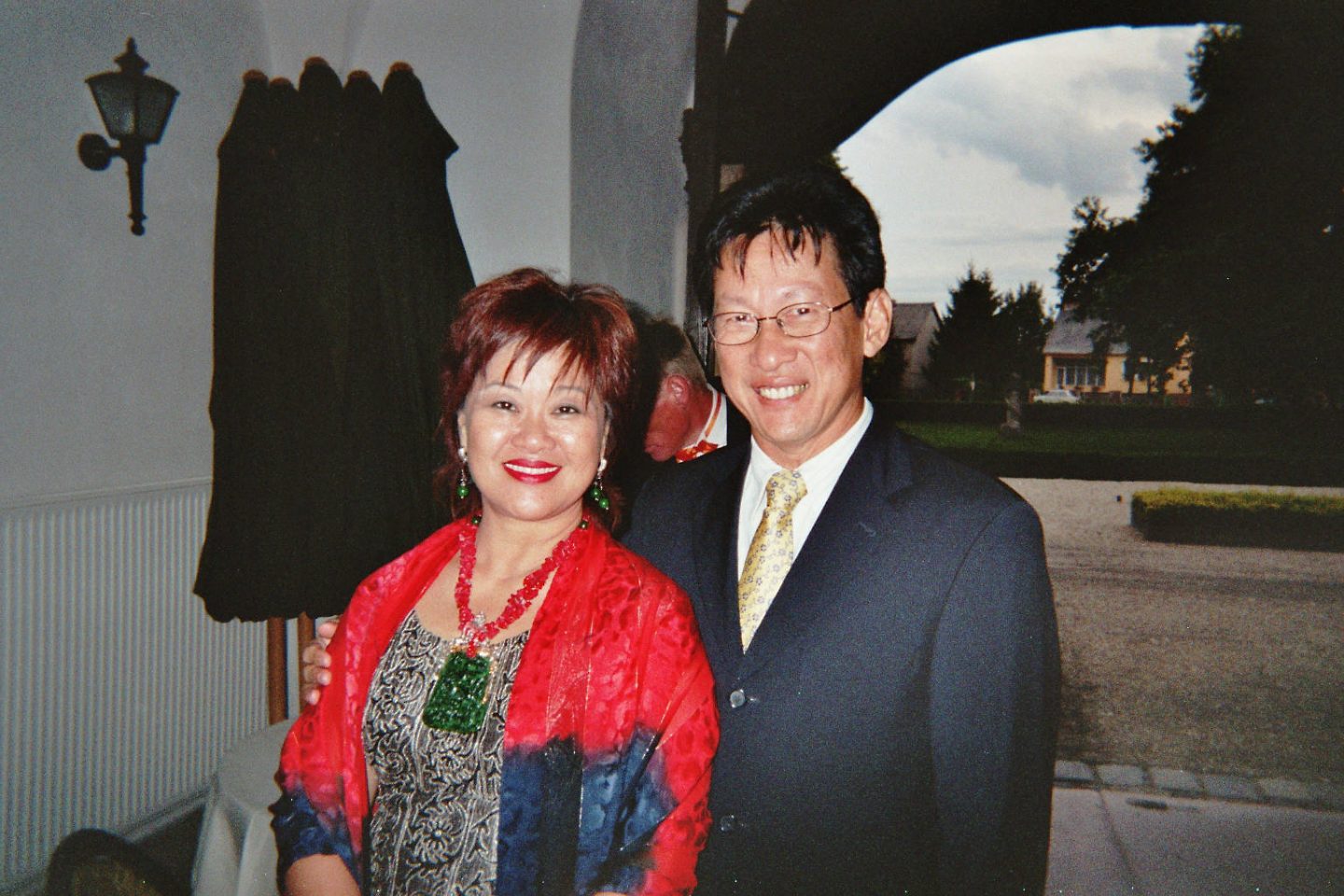 Raymond and Sally in Brussels in 2003.
