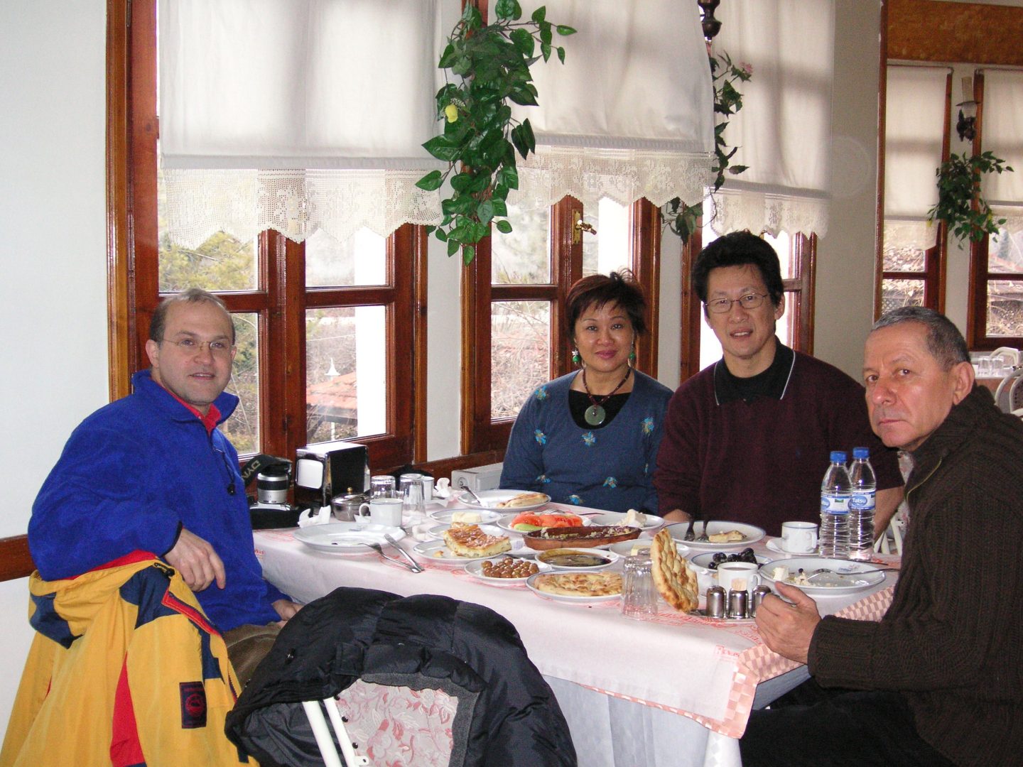 Raymond and Sally with Turkish friends in Istanbul in 2005.
