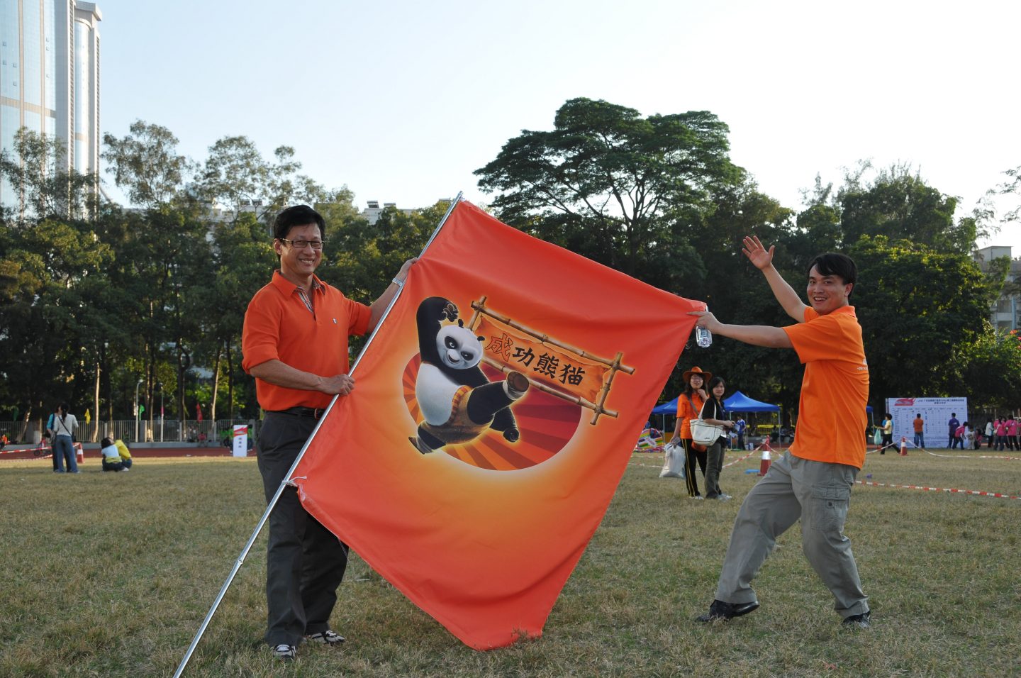 Raymond at a sports teambuilding event in China in 2009.