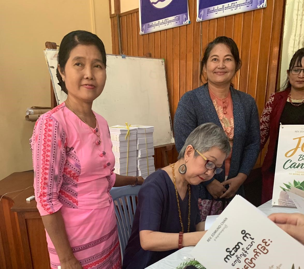 Lim's first book was translated into Burmese so readers in Myanmar can be encouraged by her story.