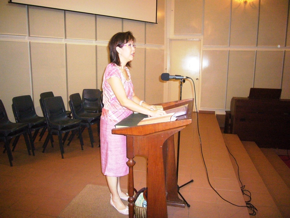 Before she was employed at VisionTrust Asia, Lim was a Bible Study Fellowship (BSF) leader.