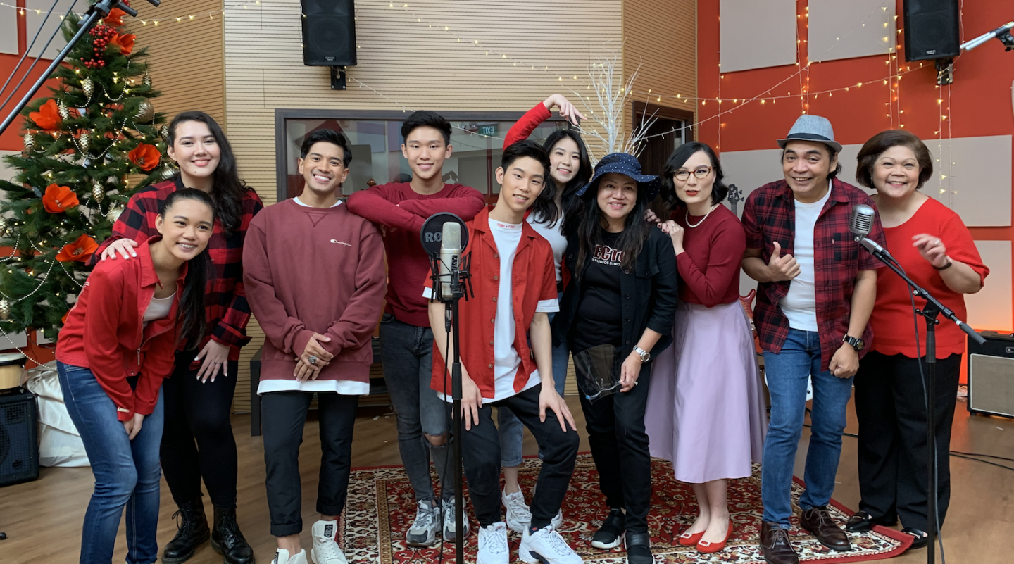 The music video features eight different singers from different denominations and backgrounds, ranging from Methodist, Presbyterian to Pentecostal churches. 