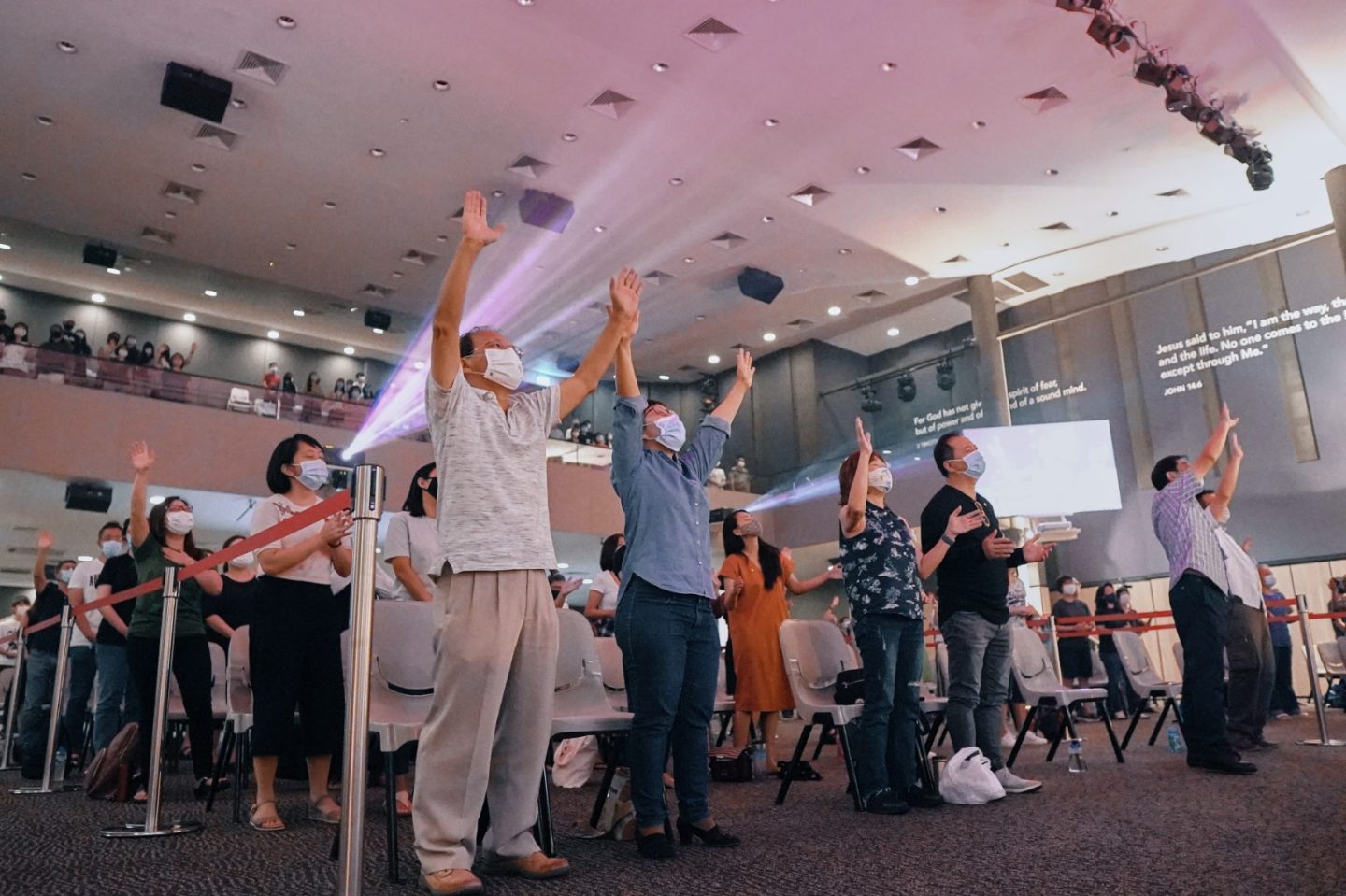 Worshippers at Bethesda Bedok-Tampines Church.