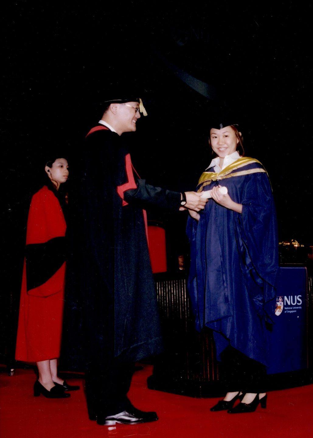 Arielle's university graduation in 2004. She studied food science. 