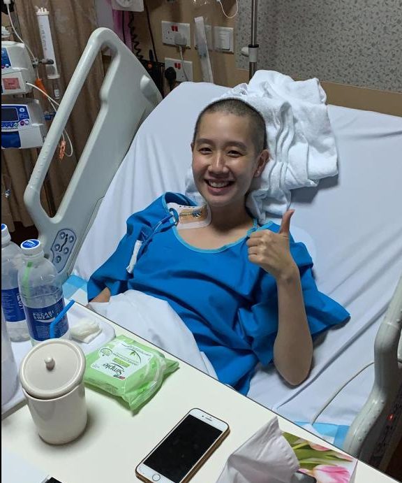 "The assurance of salvation has never been more true and more real," said Hwee Ling, pictured here after her major 19-hour surgery last November.