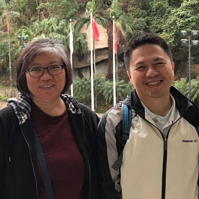 Dr Hui and his wife, Chiew Lian, in 2019.