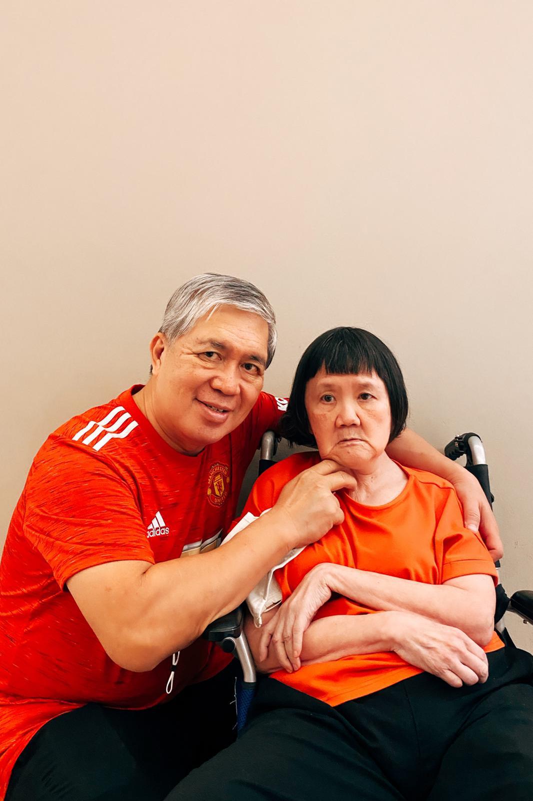 Retired pastor Ps Alvin Ngo and his wife Wai Leng. Ps Ngo has been his wife's caregiver for the last 13 years. She has Alzheimer's Disease. All photos courtesy of Ps Alvin Ngo.