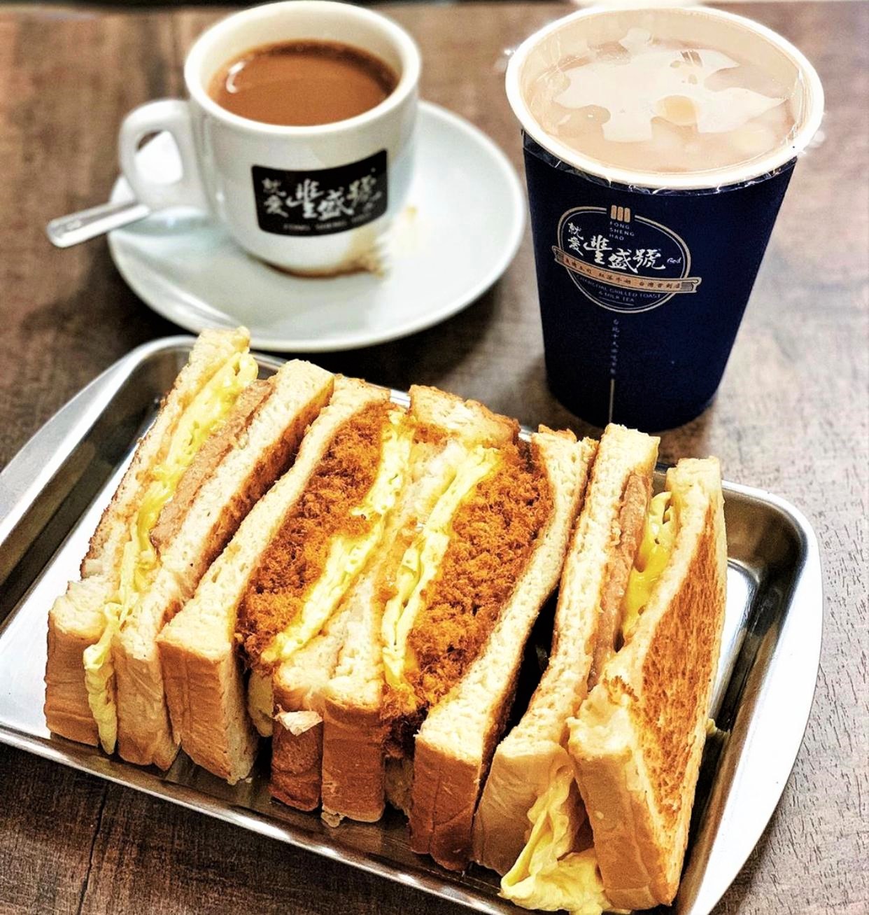 Fong Sheng Hao's Taiwanese breakfast toast are made with bread freshly baked in-house as well as condiments that are made from their own special recipe.